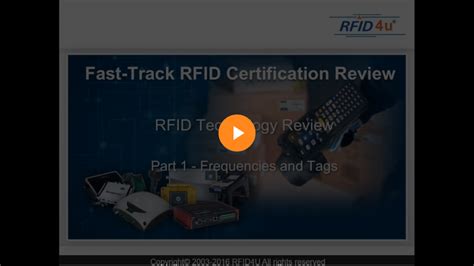 rfid tag certification|rfid certification training.